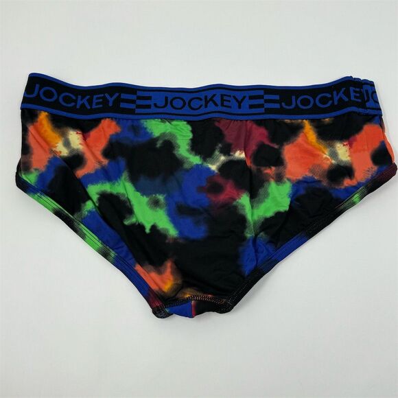 Jockey Men's Sport Cooling Mesh Performance Brief Large Multicolor Quick Dry - Picture 2 of 4